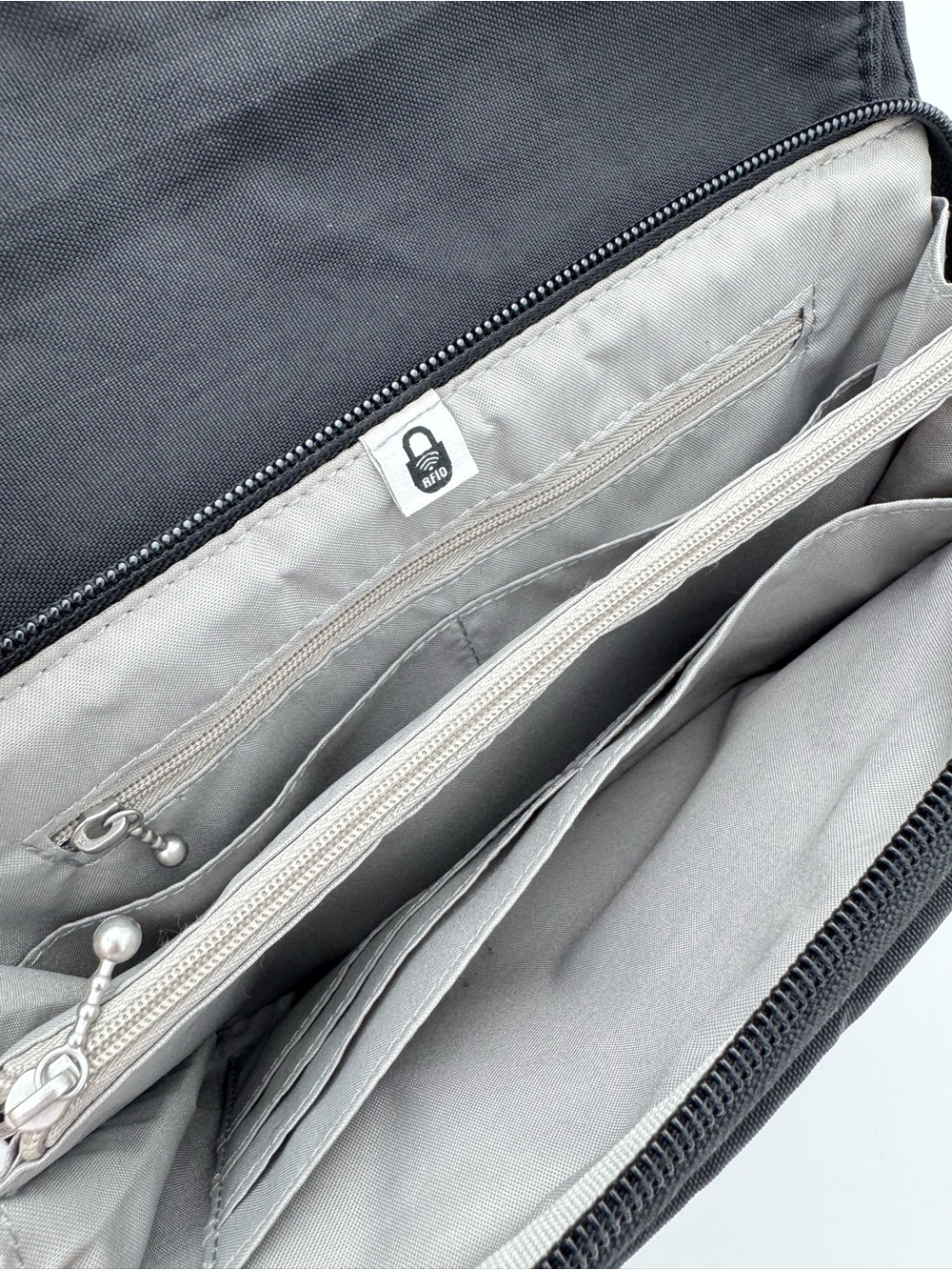 Baggallini Black Calais Crossbody Shoulder Bag - Picture 6 of 14